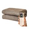 Buhelyc Smart Heating Blanket, Graphene Electric Heated Blanket with 6 Temperature Settings & 1-12h Timing, Zone Temperature Control, Quick Heat, Safety, Overheating Protection, (Size:150 * 180cm) view 1