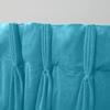 Aqua Blue Pinch Pleated Drapes Thermal Insulated Room Darkening Velvet Drapes Window Treatment Panels for Traverse Rods Living Room, Bedroom, Patio Door, Room Divider, Office L120 view 2