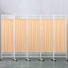 ZJKXJH Folding Room Divider 3 4 5 6 Panel, Movable Hospital Partitions Privacy Screen with Wheels, Freestanding Separation Dividers Wall for Beauty Salons, Office (Color : Yellow, Size : 5 Panel) view 1