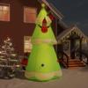 Inflatable Christmas Tree Hanging Window Christmas Decorations,Christmas Hanging Lights,Christmas Decorations Indoor,Hanging Window Christmas Decorations,with LEDs 196.9" view 1