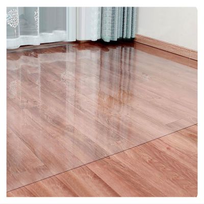 2 3 4 5 6 Ft Wide Clear Plastic Runner Rug Hardwood Floor Protector Mat, Waterproof Non Slip Doormats Cuttable Area Rug for Living Room/Entryway/Home (Color : Clear, Size : 5 x 8ft/152 x 244cm)