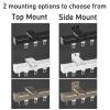 Aluminium Curtain Track Set Ceiling Curtain Track Rail Curtain Track Runner Rail Ceiling Mounted Metal Shower Curtain Track Rail Curtain Track Ceiling Mounted Straight Ceiling Track Set 4M/13.1FT ( Co view 4