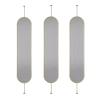 Iron Screen Partition, Freestanding Room Partition Wall Dividers with Clear Glass for Apartment Studio Living Room Commercial Entrance, Privacy Decoration Separators ( Color : 3panel , Size : 170x35cm view 1