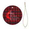 Charming Ceramic Christmas Tree United Methodist Church Home Hanging Ornaments 2.9in Elevate Home Decor Indoors Outdoors view 2