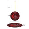 Charming Ceramic Christmas Tree United Methodist Church Home Hanging Ornaments 2.9in Elevate Home Decor Indoors Outdoors view 4