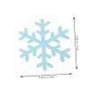 IMIKEYA Christmas Snowflakes 3D Wall Art Stickers 50pcs Glow in Dark Decorative Wall Stickers for Kids Bedroom view 2
