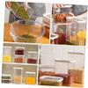 Amosfun 2pcs Kitchen Fresh Box Food Storage Containers Beans Preservation Box Sealing Lid Odor Storage view 3