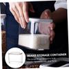 Amosfun 2pcs Kitchen Fresh Box Food Storage Containers Beans Preservation Box Sealing Lid Odor Storage view 4