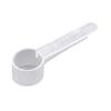 8.5 mL Plastic Measuring Packaging Scoop (= 8.5 cc/ = 1.7 teaspoon/ = 0.6 Tablespoon/ = 0.3 fl oz), Medium Handle - to Measure and Dispense Spices, Granules, Powders, for Seeds Packing (20) view 2