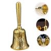 IMIKEYA Mini Bell Buddhist Bell Accessory Bell Antique handbell Witch Bells Ritual Bell Prayer Bells Gold Bells for Decorations Brass Metal Around view 2