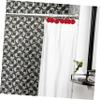 IMIKEYA Bathroom Shower Curtain Hooks 12pcs Rose Design Hangers Quick Install Elegant Decor view 3