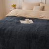 COOVA Ultra Soft Faux Fur Twin Blanket  Fuzzy Fluffy Cozy Microfiber Blankets, Warm Thick Plush Sherpa Fleece Throw Blanket for Couch,Bed,Sofa,Ideal Gift for Women.(Dark Grey, 60"x80") view 4