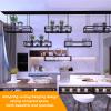 Drsyffsup Floating Shelves Ceiling ShelfWrought Iron Hanging Wine Rack Suspended Ceiling Storage Rack & Shelvesfor Bars/Restaurants/Kitchens/Outdoor Indoor (Size : 60x25x15cm) view 4