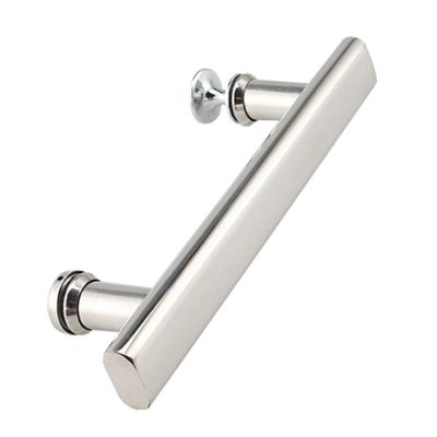 Push and Pull Glass Door Handle,Shower Glass Door Handle for Bathroom,Full Polished Stainless Steel Finish Push and Pull Glass Door Knobs Handles Hole Center Spacing 300Mm/400Mm/500Mm/600Mm/500Mm (Co