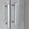 Push and Pull Glass Door Handle,Shower Glass Door Handle for Bathroom,Full Polished Stainless Steel Finish Push and Pull Glass Door Knobs Handles Hole Center Spacing 300Mm/400Mm/500Mm/600Mm/500Mm (Co view 4