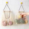 Miskyn Storage mesh Bag Kitchen Ginger and Garlic Multi-Purpose Hanging Bag Wall Hanging Decoration Hollow Fruit and Vegetable organizing folders view 1