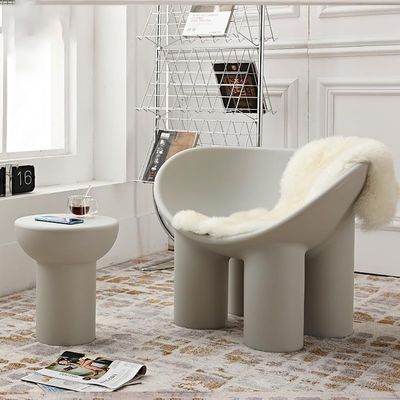 Coffee Table Living Room Household Side Corners A Few Elephant Legs Round Coffee Table Plastic Modern Minimalist Bedroom Mini Stool End Tables (Color : Gris)