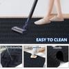 LITA Customized Size Hallway Runner Rug with Rubber Backing, Backed Non-Slip Waterproof, Washable Outdoor Indoor Carpet for Floor, Entryway, Kitchen, Laundry, Balcony, Garage, Gray Triangle, 3' x 78' view 3