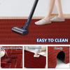 LITA Customized Size Hallway Runner Rug with Rubber Backing, Backed Non-Slip Waterproof, Washable Outdoor Indoor Carpet for Floor, Entryway, Kitchen, Laundry, Balcony, Garage, Red Triangle, 4' x 82' view 3