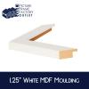 PictureFrameFactoryOutlet PFF 22.375x34 Inch - Premium 1.25" White Profile - Picture Frame for Artwork, Puzzles, Photos, Certificates view 4