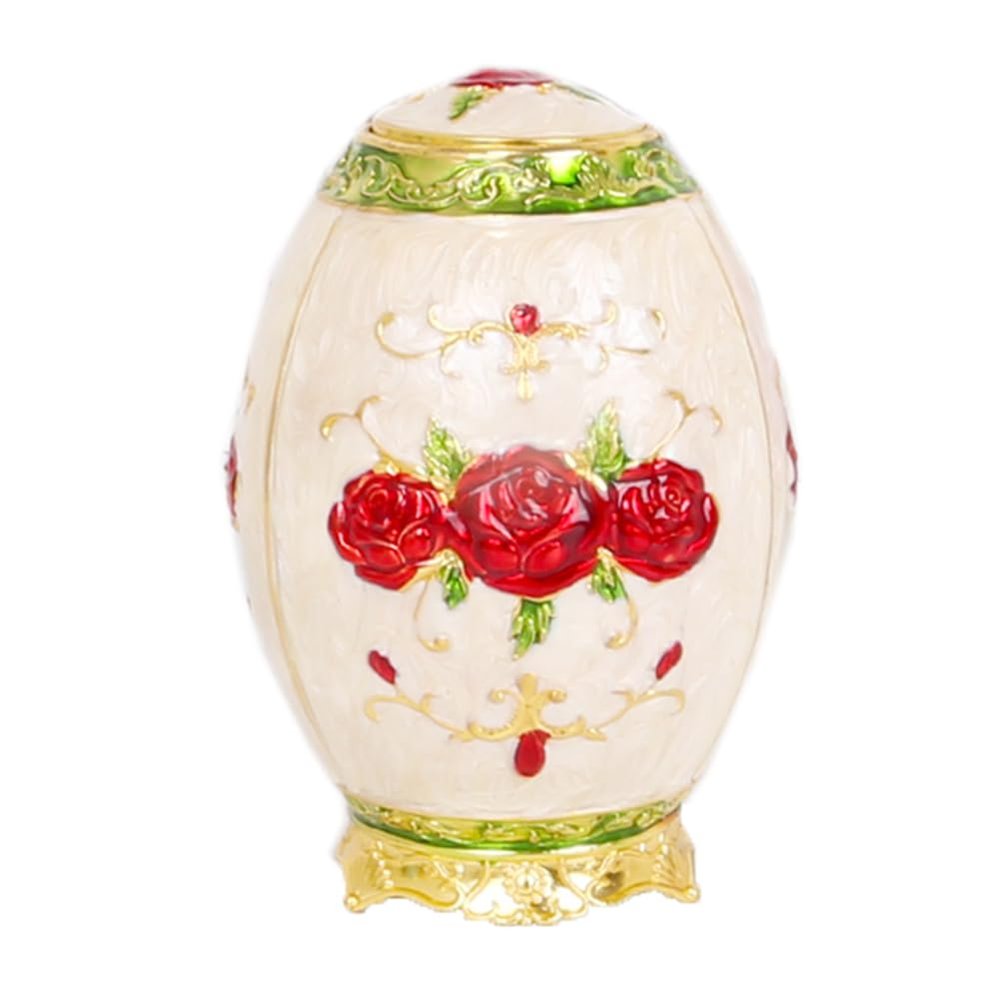 Flush of Dawn Creative Toothpick Holder Home Decorative Toothpick Dispenser Case Hand Press Pop Up Toothpicks Container Organizer (Red rose)