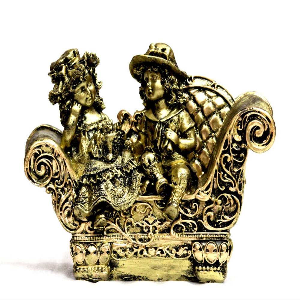 Dynamics Dcor Handmade Couple Statue/Figurine/Showpiece/Sculpture for Home, Living Room and Bedroom Dcor Lovable Designer Decorative