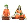 Dynamics Dcor Handmade Rajasthani Men & Women Statue for Home, Living Room and Bedroom Dcor Lovable Designer Decorative/Traditional - 1W view 1