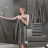 8-Piece Bath Towels Set,2 Oversized Large Bath Towels Sheet,2 Hand Towels and 4 Washcloths - 600 GSM Soft Microfiber Highly Absorbent Quick Dry Shower Towel Collection for Bathroom Hotel and Spa,Brown view 1