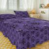 Full Bed Skirts Ruffled 2 Piece Set with Pillow Shams, Halloween Haunted Ghost House Mansion Spider Luxury Ruffle Skirt Bedspread Classic Sheet with Pillowcases Bedding Sets view 3