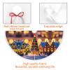 Christmas Tree Skirt - Vibrant & Durable, Protects Floors - Ideal for Christmas, Halloween, and Cosplay Christmas Village view 4