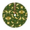 Christmas Tree Skirt - Vibrant & Durable, Protects Floors - Ideal for Christmas, Halloween, and Cosplay Bamboo Bird Pattern view 1
