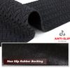 Runner Rug Carpet Runners, Indoor/Outdoor Hallway Custom Sizes Kitchen Entryway Bedroom Area Rugs with Natural Non-Slip Waterproof Rubber Backing, Garage Mat, Gray Triangle, 2' x 26' view 4