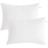 BEDSUM Plush Toddler Pillows, 13 x 18, Microfiber, 2 Pack, White view 1