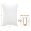 BEDSUM Plush Toddler Pillows, 13 x 18, Microfiber, 2 Pack, White view 4