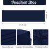 6 Pack 10Ft Navy Blue Chiffon Table Runner 29x120 Inches Sheer Fabric Table Runner Romantic Wedding Runner for Thanksgiving Christmas Bridal Shower Decorations Navy Blue view 2