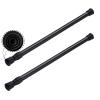 CIFIRRET 2pcs Black Tension Rod 12 to 20 Inch Expandable Spring Rods,No Drilling Rustproof Spring Small Tension Rod, Be used for Kitchen, Bookshelf, Wardrobe, Bathroom (12-20 inch, Black) view 1