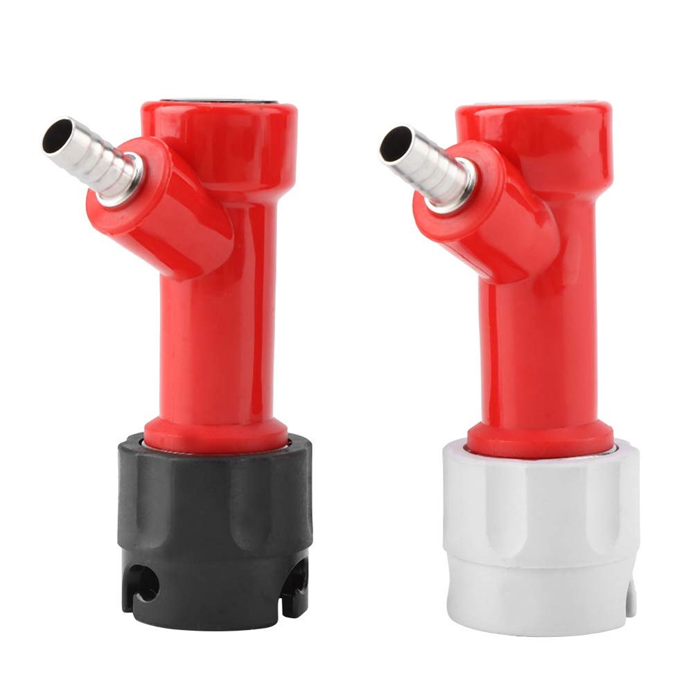 Xcello Pin Lock Disconnect, 2 Pairs Lock Disconnect Set, Pin Lock Barb Quick Disconnect for Keg Posts Coupler Draft Beer Keg System
