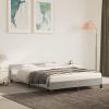 Gecheer Bed Frame with Headboard, Light Gray Queen Velvet Upholstered Platform Bed Frame 59.8x79.9 Inches for Bedroom view 1