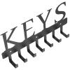 Cabilock Keychain Modern Key Holder for Wall Cute Holder for Wall Rack for s Hanging Rack Household for Organizer Hook Wrought Iron Ledge view 3