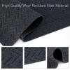 Petgrow Heavy Duty Hallway Runner Rug 3FTX68FT,Custom Size Backed Non-Slip Area Rugs Runner,Outdoor Indoor Carpet Door Mat for Floor Entryway,Kitchen Laundry Balcony Garage,Grey view 2