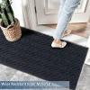 Petgrow Heavy Duty Hallway Runner Rug 3FTX68FT,Custom Size Backed Non-Slip Area Rugs Runner,Outdoor Indoor Carpet Door Mat for Floor Entryway,Kitchen Laundry Balcony Garage,Grey view 4