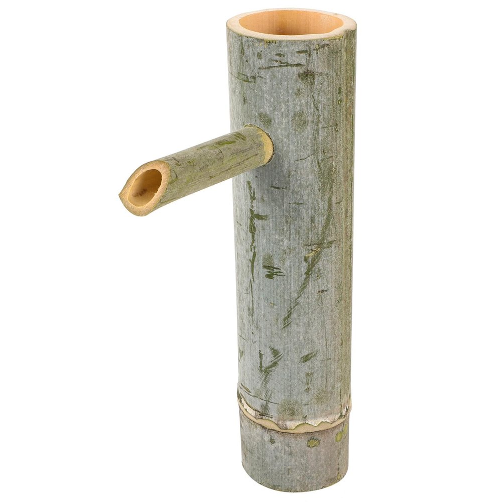 Bamboo Water Fountain Without Pump Desktop Waterfall Fountain Fish Tank Fountain Waterfall Zen Garden Decor for Desk Patio Yard/1233