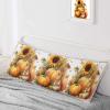Autumn Hello Pumpkin 20 x 54 Inches Body Pillow Cover Luxury Body Pillowcase with Hidden Zipper Closure Body Pillow Case Cover view 3