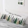 Christmas Trees Merry Xmas Winter Holiday 20 x 54 Inches Body Pillow Cover Luxury Body Pillowcase with Hidden Zipper Closure Body Pillow Case Cover view 3