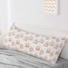 Autumn Pumpkin Eucalyptus Leaves 20 x 54 Inches Body Pillow Cover Luxury Body Pillowcase with Hidden Zipper Closure Body Pillow Case Cover view 3
