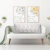 Vintage Flower Floral 20 x 54 Inches Body Pillow Cover Luxury Body Pillowcase with Hidden Zipper Closure Body Pillow Case Cover view 4
