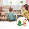 ABOOFAN 5pcs Mini Resin Christmas Figurines Xmas Ornaments Xmas Ox Christmas Tree for Home Tabletop Decor Lifelike Holiday Decorations view 3