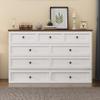 Full Size Solid Pine Murphy Bed Chest with Charging Station and Large Storage Drawe,Folding Feature Perfect for Home Office or Small Room. view 1