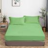 Califronia King Size Fitted Sheet Only 72 x 84 Inches 8 Inch Deep Pocket 100% Egyptian Cotton 1 Piece Fitted Sheet Only All Around Elastic Wrinkle and Fade Resistant - Sage view 2