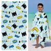 LOGOVISION Batman, 30"x60" Sketch Icons Kids Beach Towel view 1